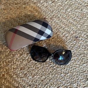 Burberry Women’s Oversized Black Sunglasses